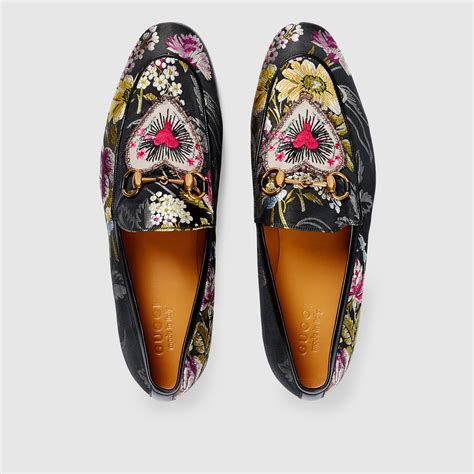 gucci jordaan jacquard loafers|gucci jordaan bit loafer.